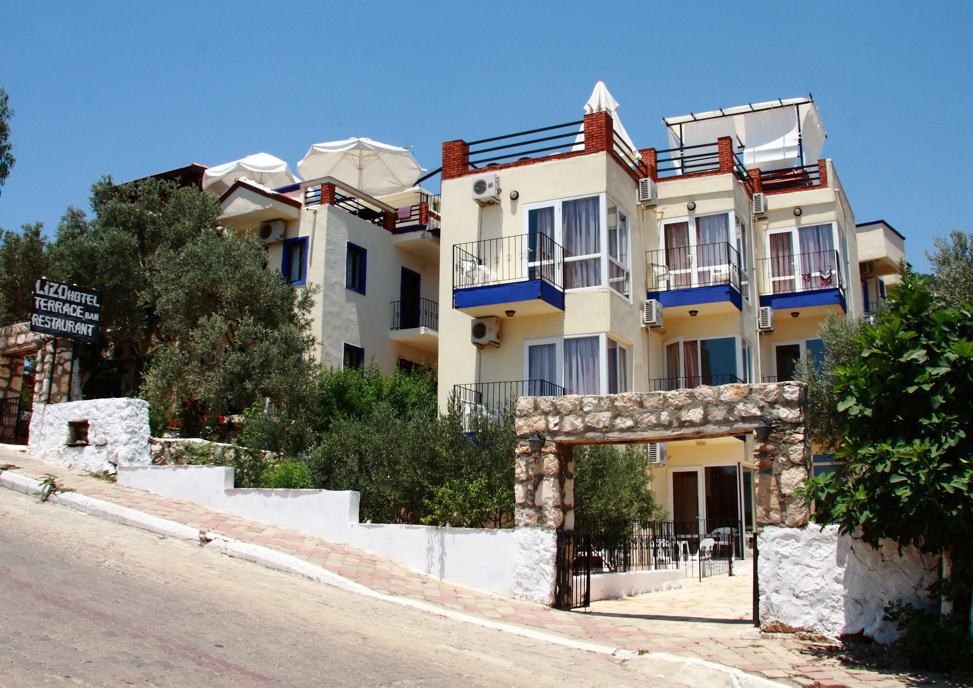 Lizo Hotel Kalkan Exterior foto